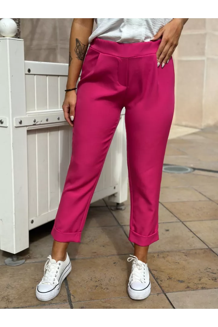 Pantalon Carla fushia | Juste Elles