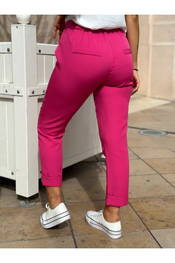 Pantalon Carla fushia | Juste Elles