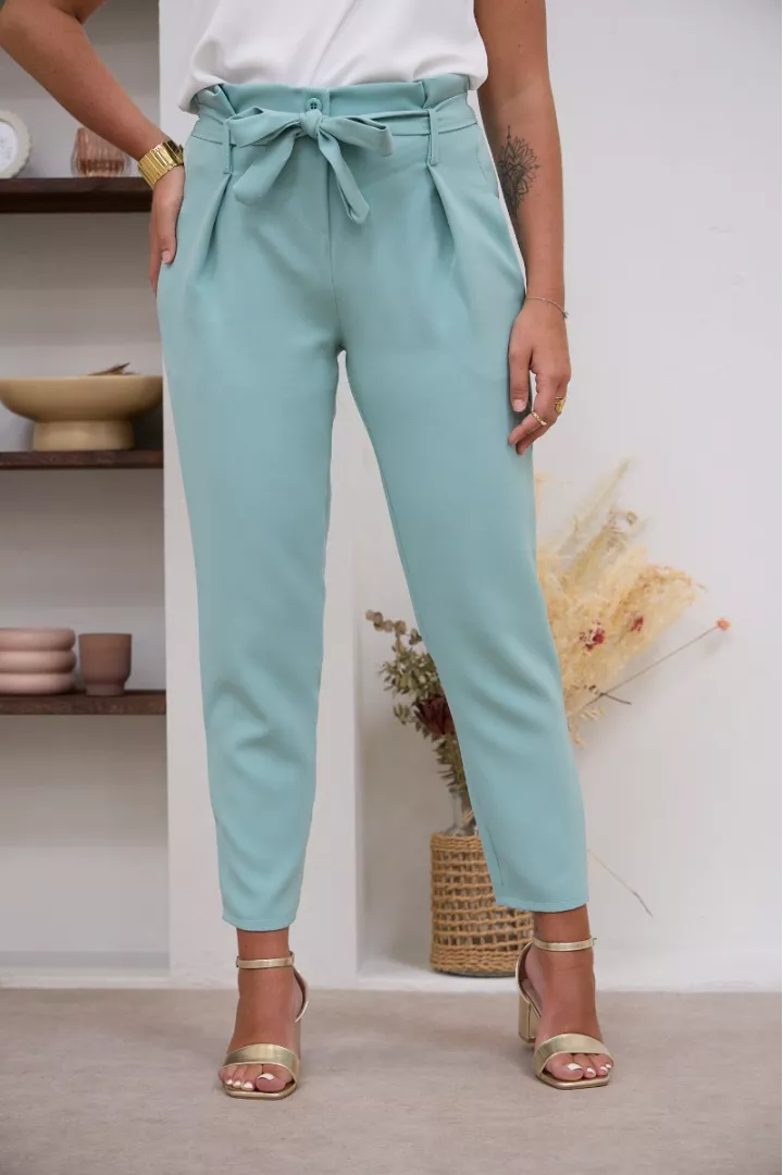 Pantalon Priscila Vert Sauge&nbsp;| Juste Elles