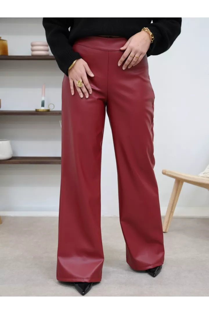 Pantalon Garance Burgundy&nbsp;| Juste Elles