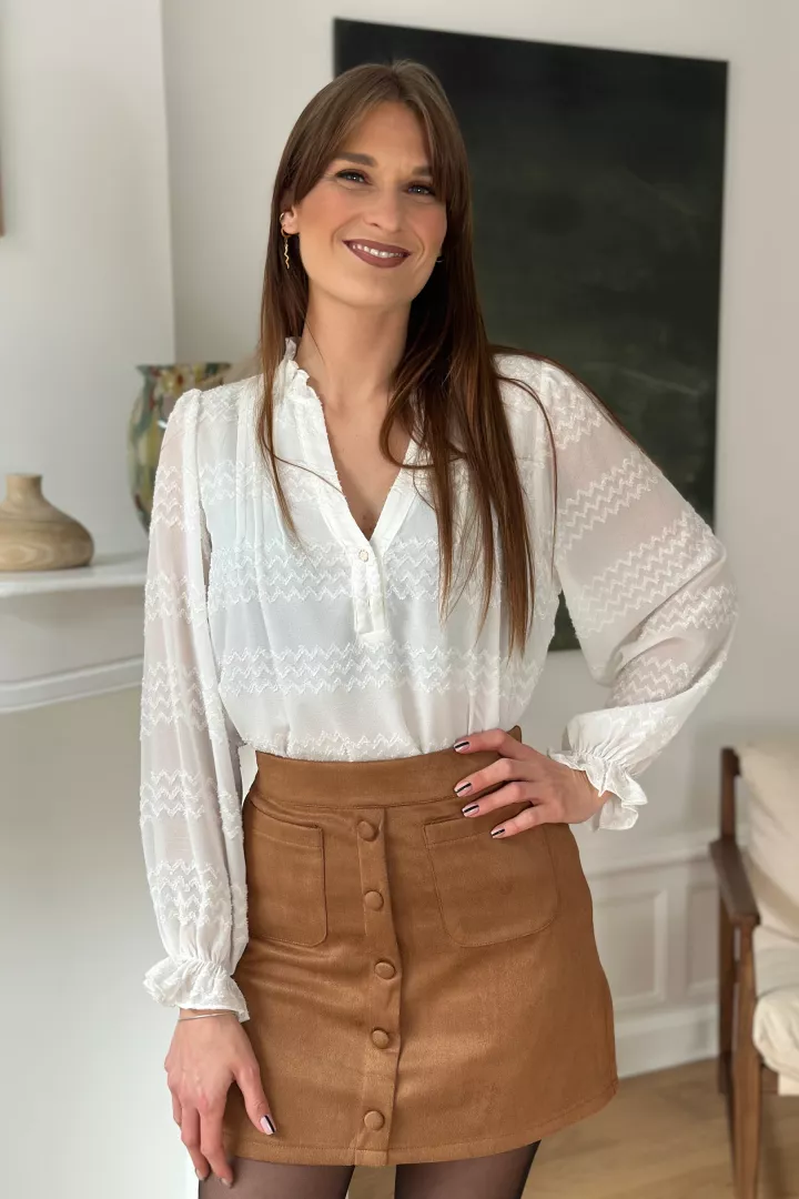 Blouse Samara Blanc