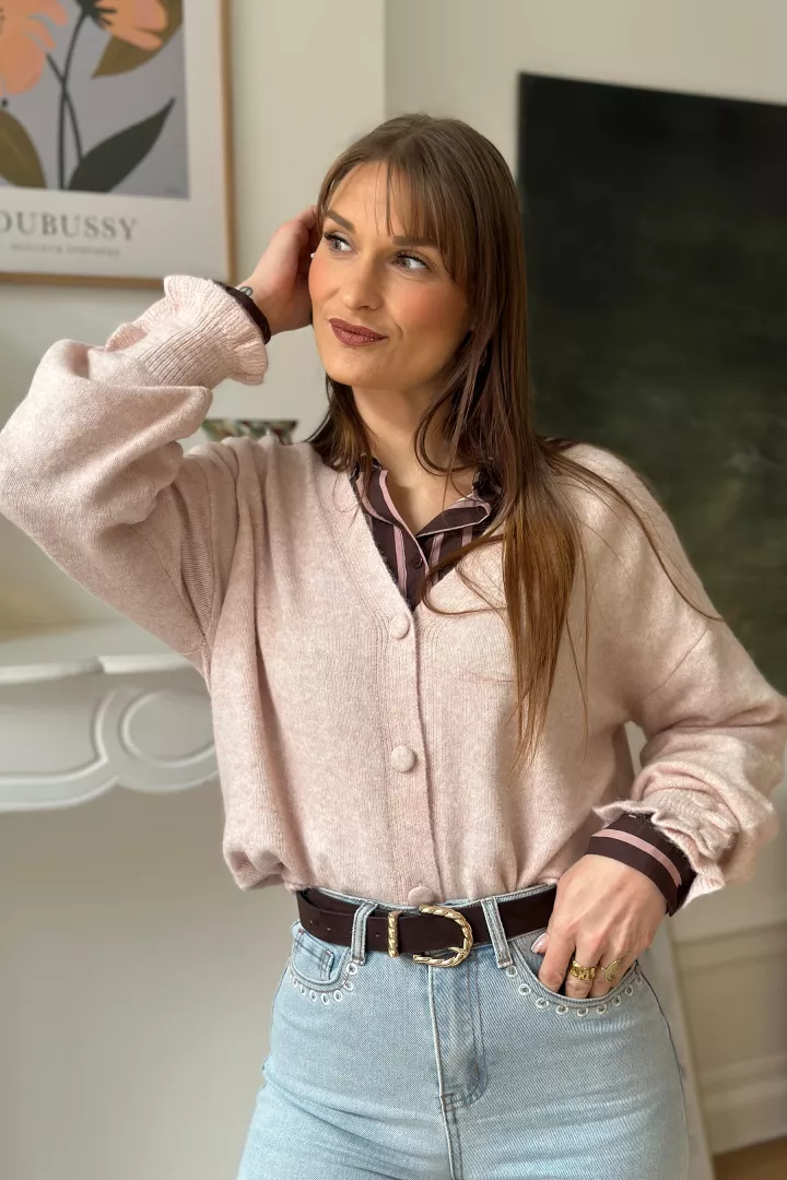 Gilet Lucia Rose