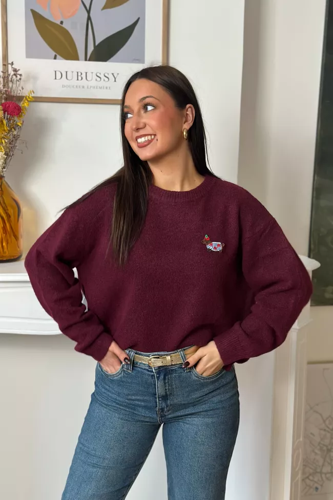 Pull Margaux Bordeaux