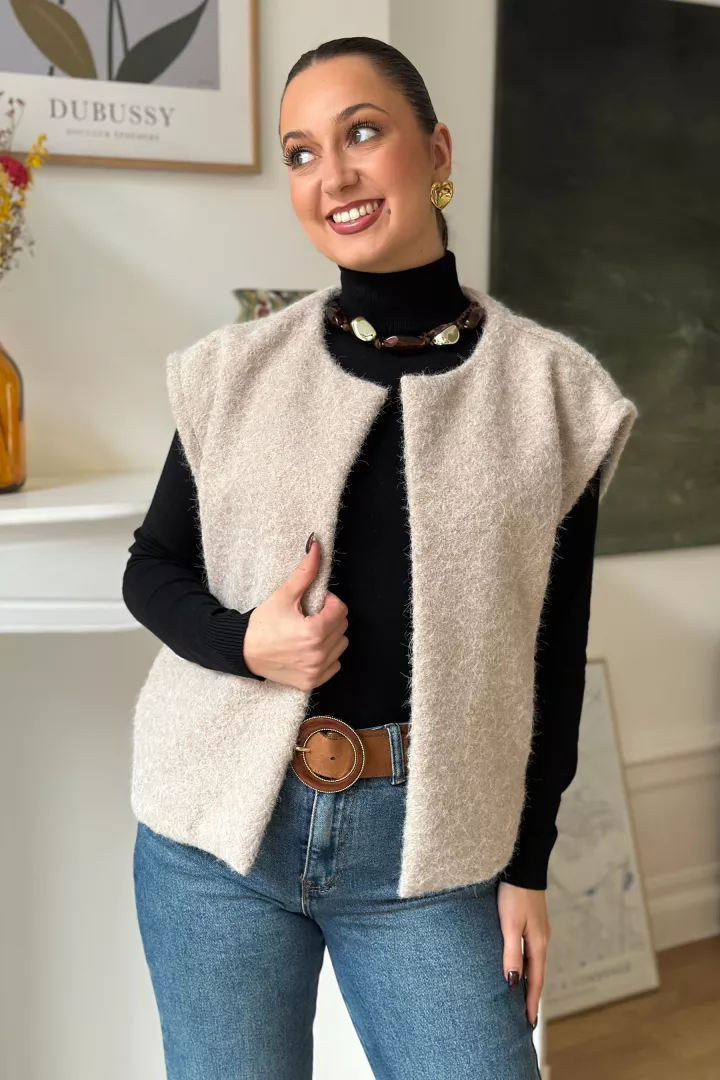 Gilet Sixtine Beige