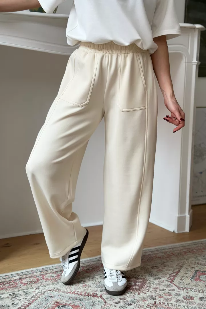 Pantalon Ga&euml;lle Creme