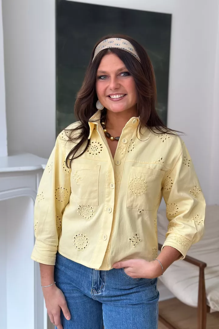 Veste courte Na&iuml;s Jaune