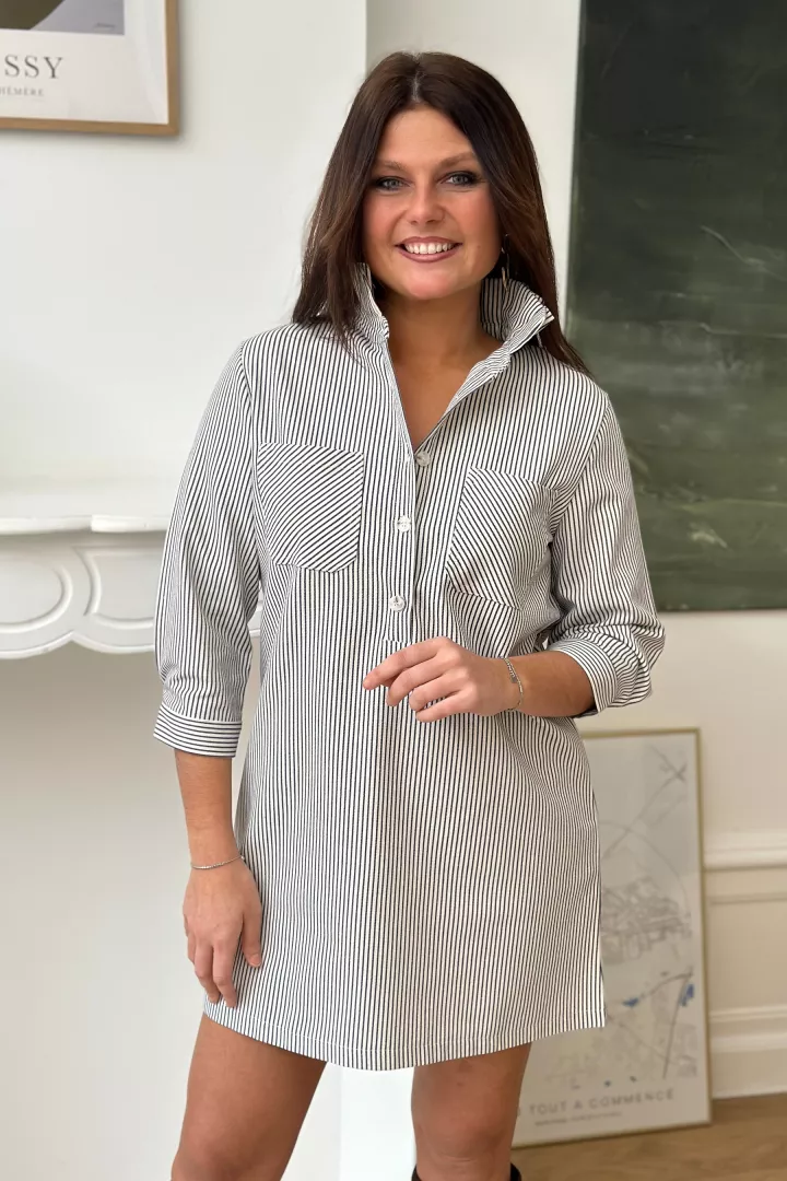 Robe courte Olivia Marine