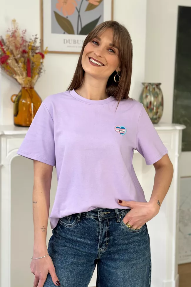 Tshirt Good Lilas
