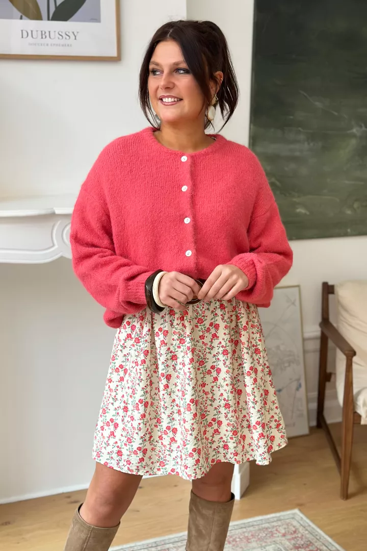 Gilet Dora Framboise
