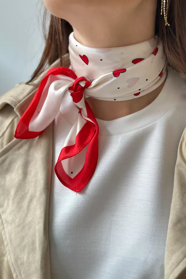 Foulard Manon Rouge