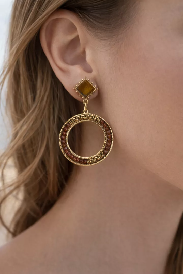Boucles d'oreilles Maria Or