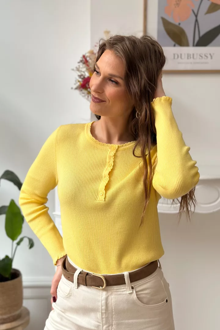 Top Lizzie Jaune