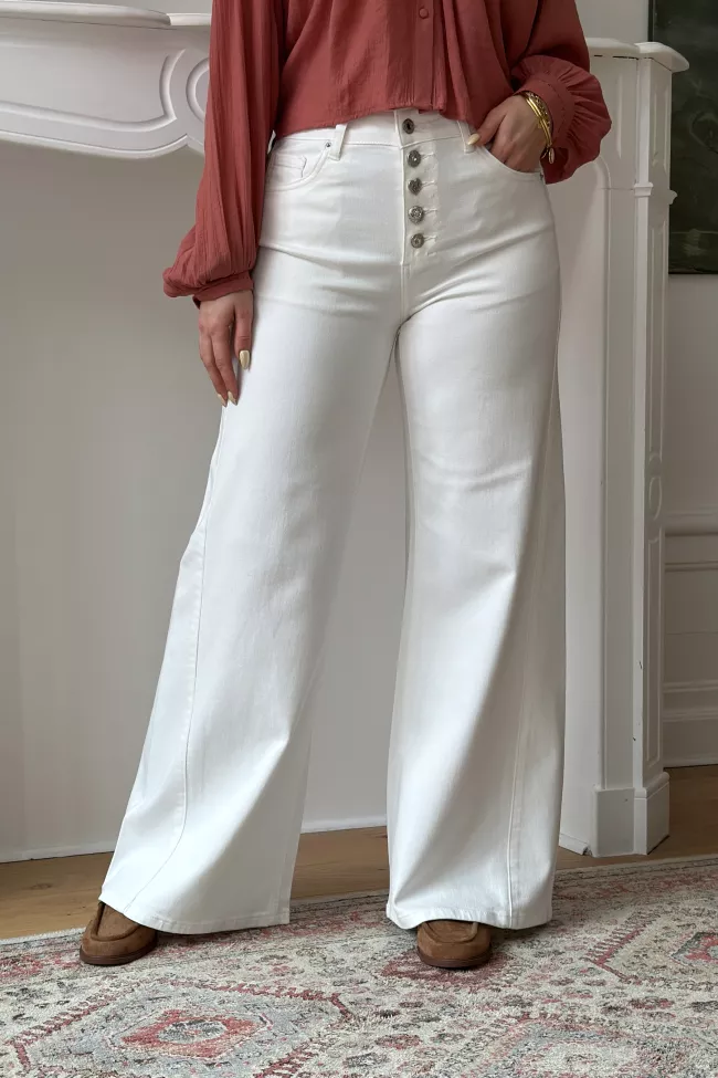 Jean large Marjo Blanc