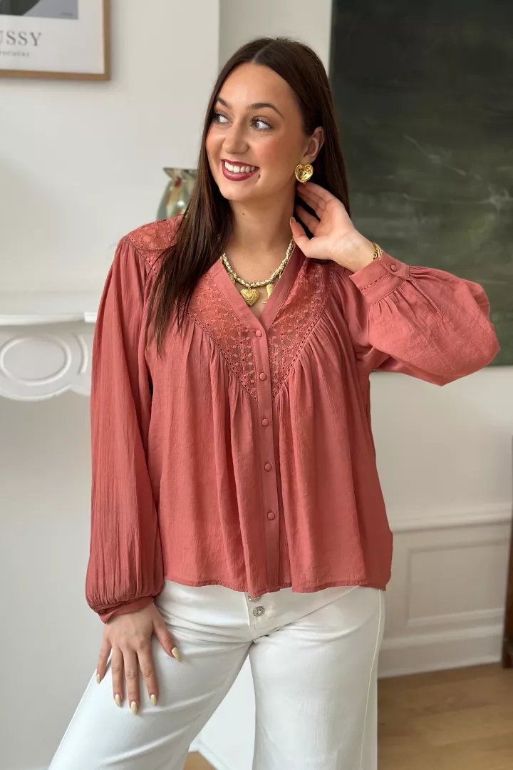 Chemise Lenna Terracotta