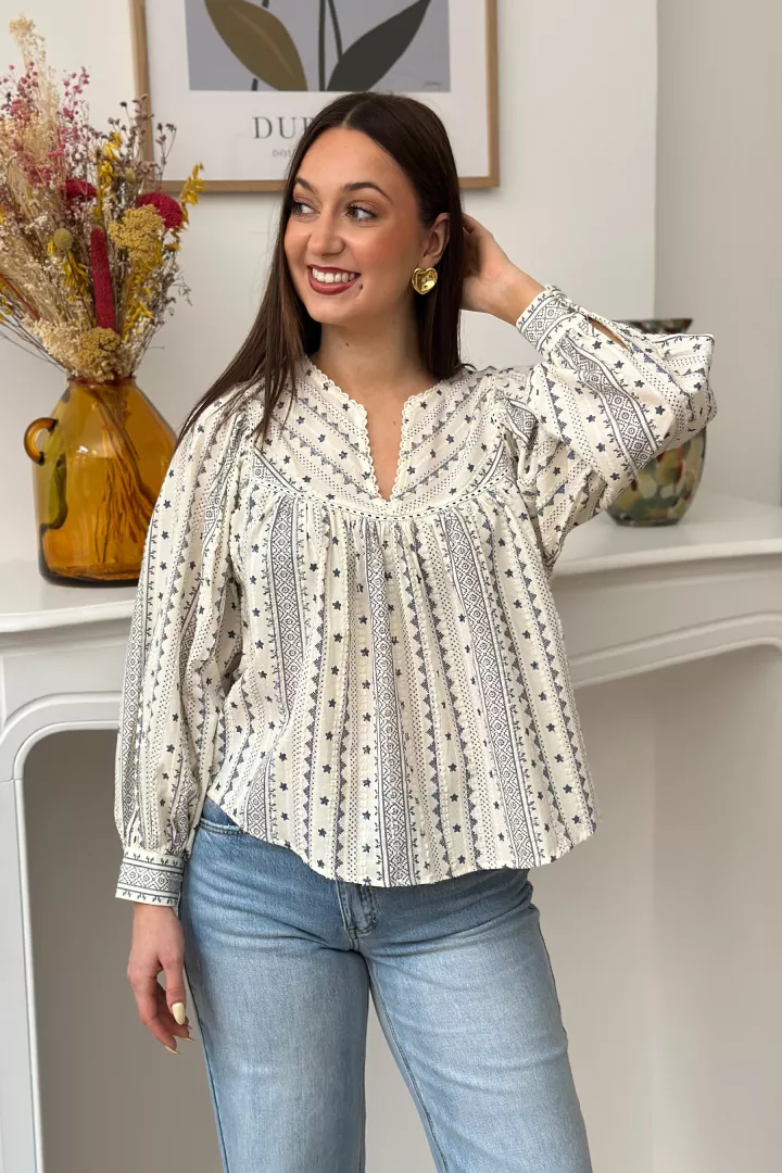 Blouse Amy Bleu