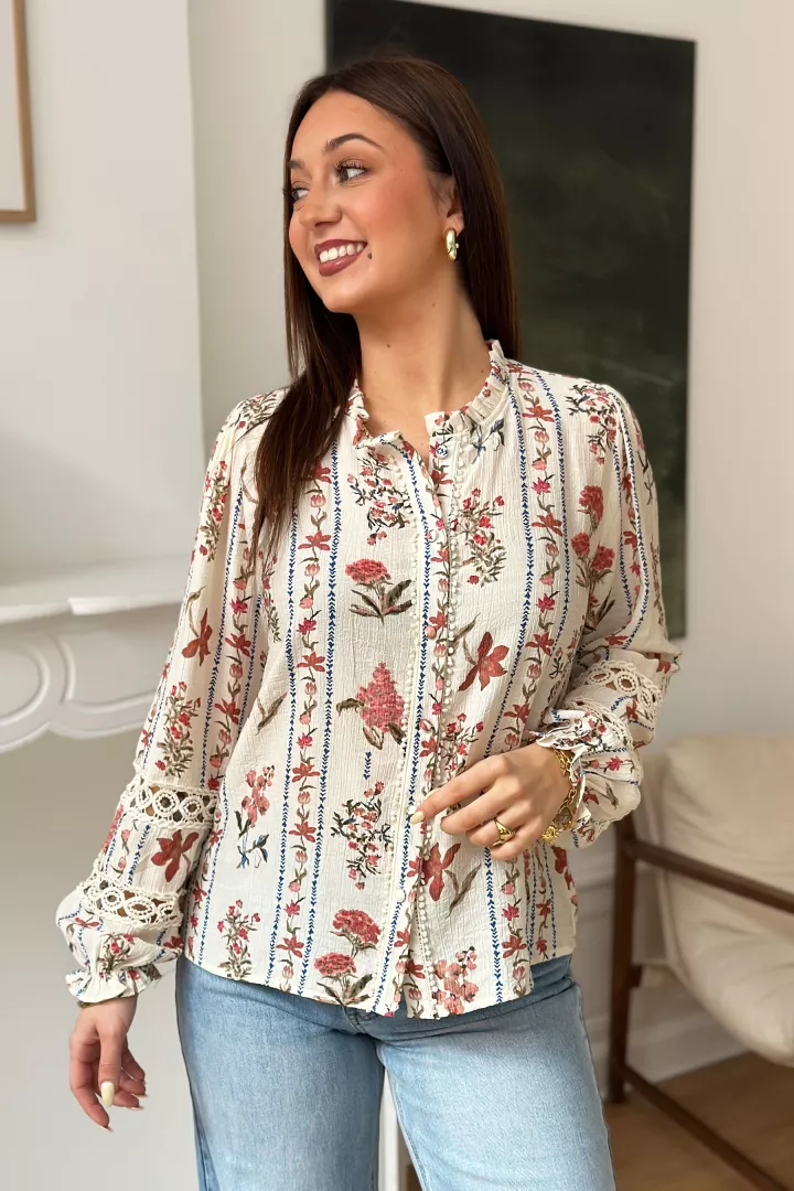 Chemise Gaelle Rose
