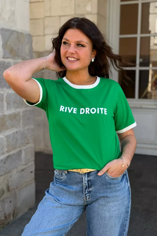 Tshirt Agathe Vert Br&eacute;sil