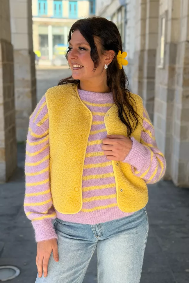 Gilet sans manche Monica Jaune