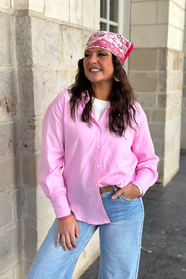 Chemise oversize Victoire Rose