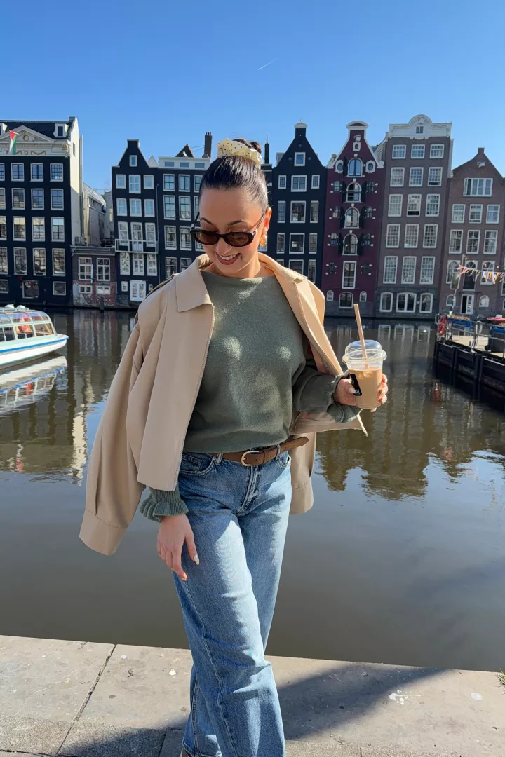 Pull Naelia Kaki clair