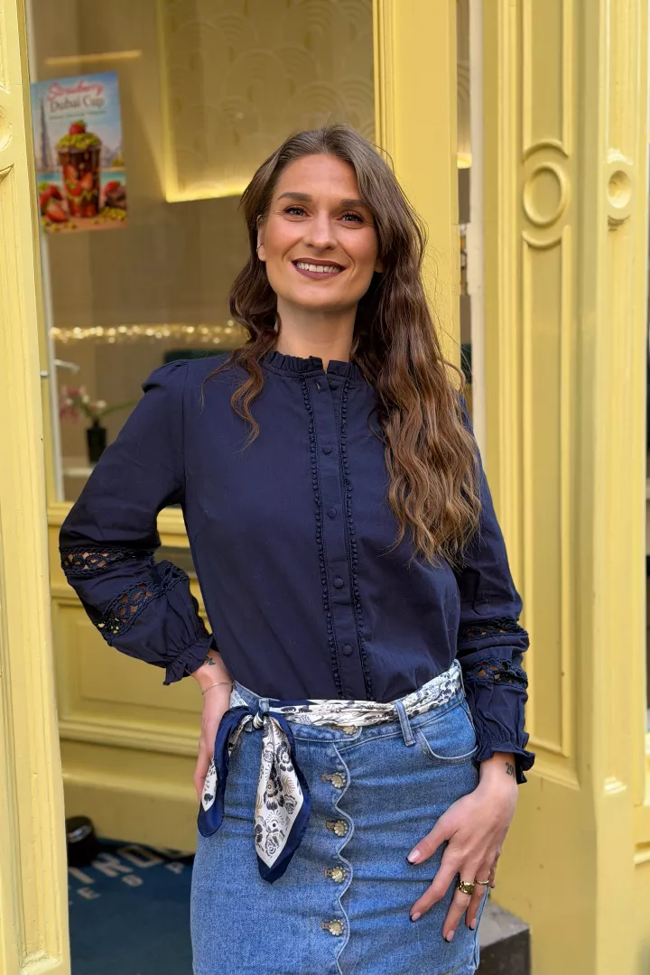 Chemise Anna Marine
