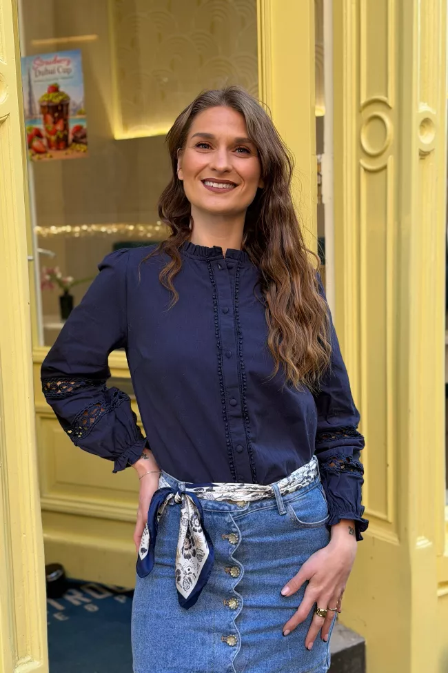 Chemise Anna Marine