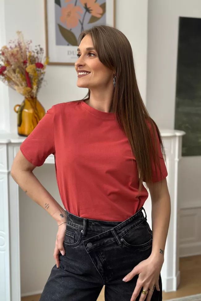 Tshirt Charlie Vieux rose