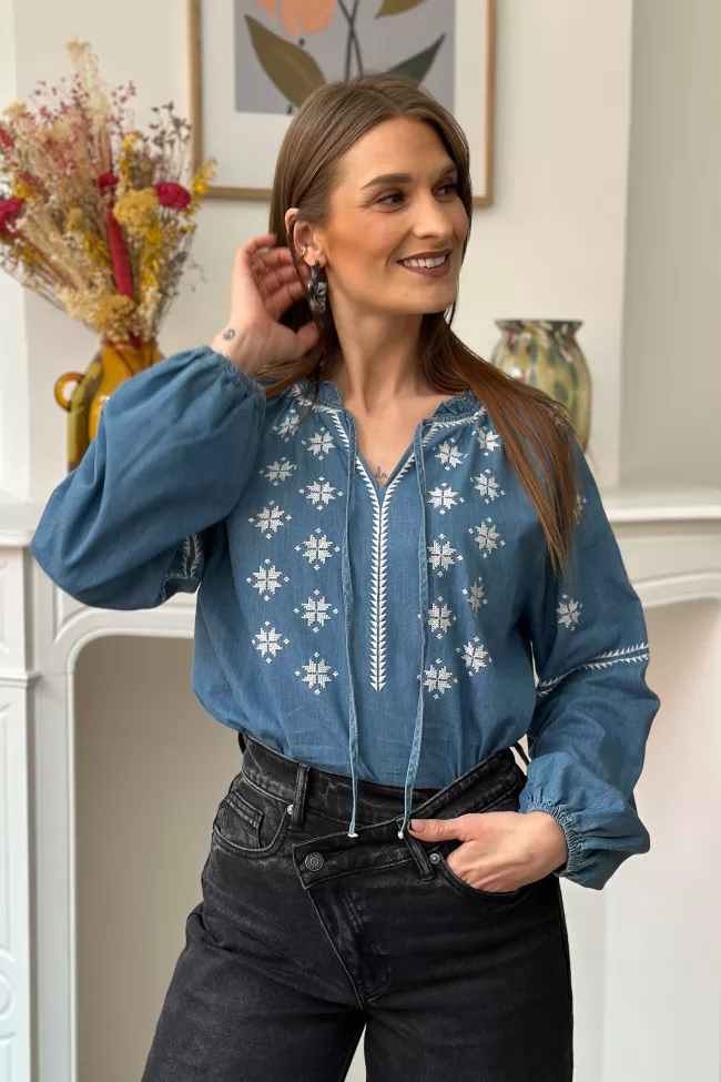 Blouse Mila Bleu jean