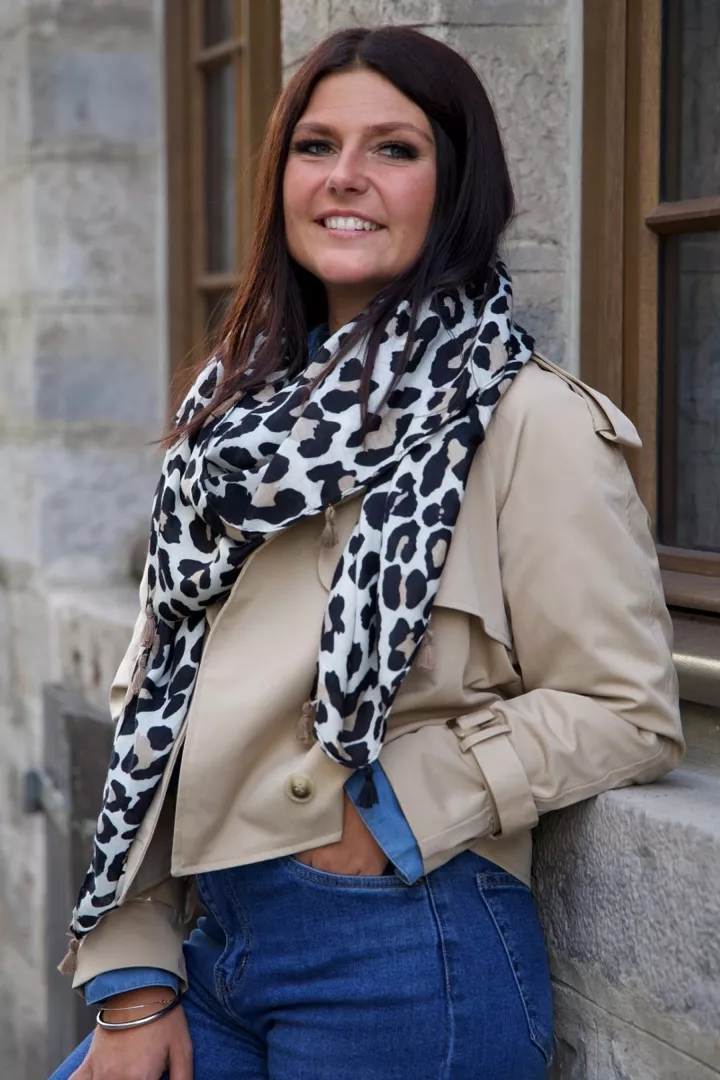 Foulard Ella Beige&nbsp;| Juste Elles