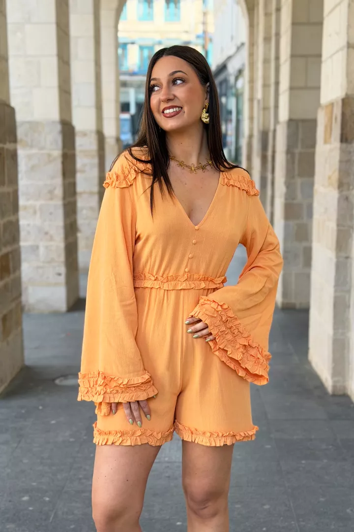 Combinaison Combishort Ambre Orange