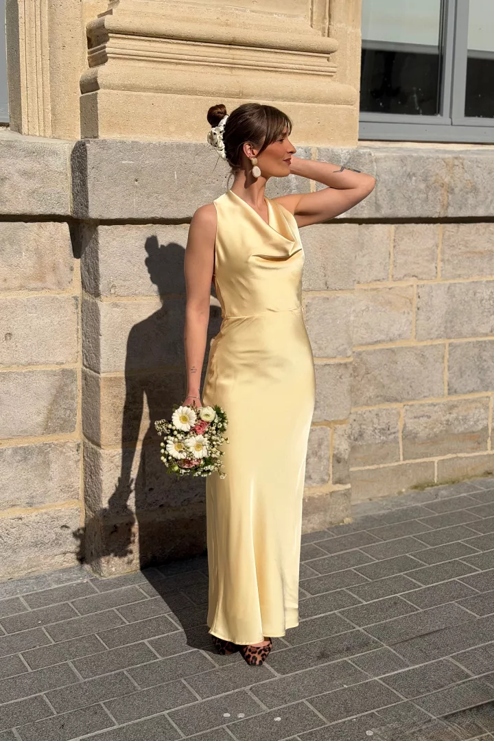 Robe longue Carla Jaune