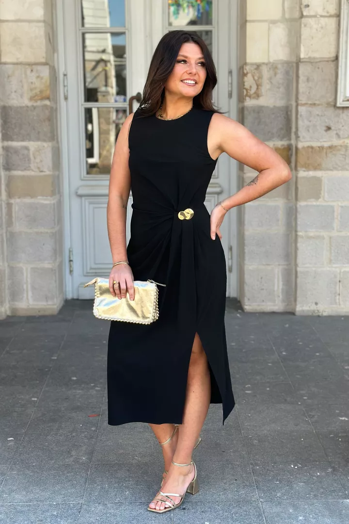 Robe longue Ela Noir