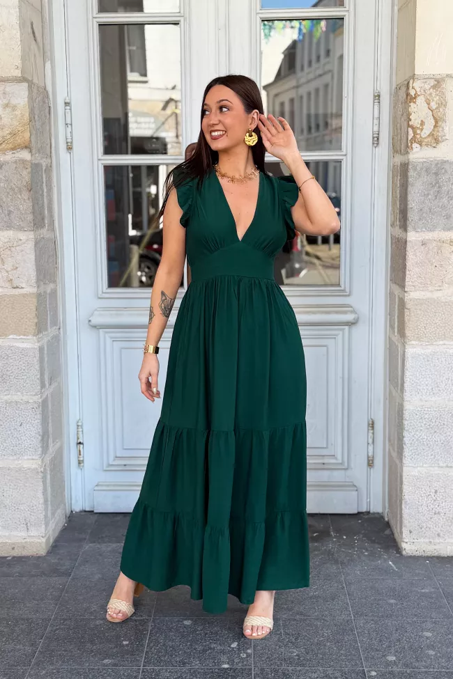 Robe longue Zao Vert