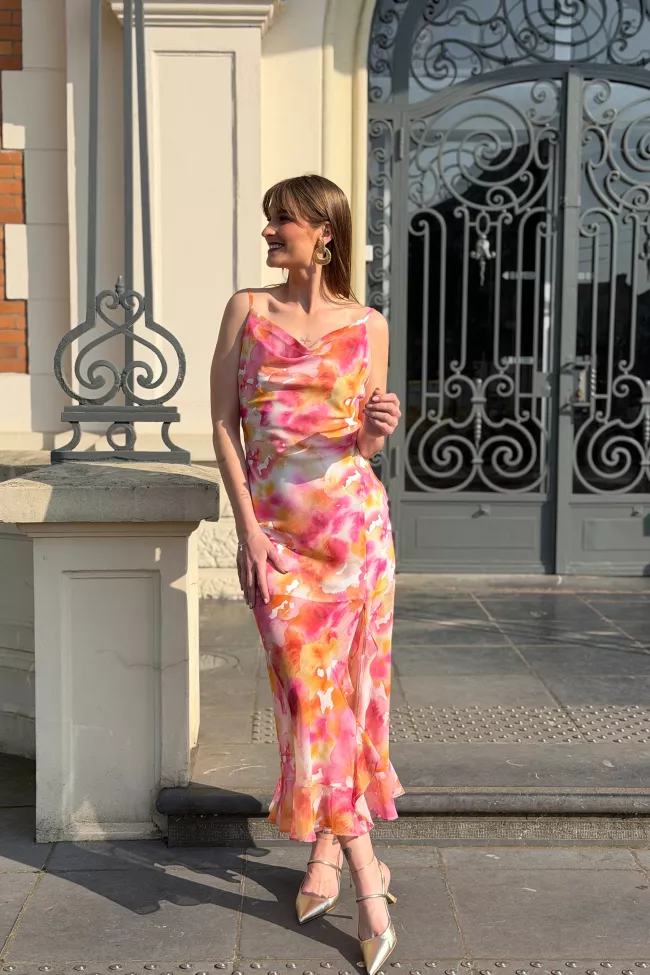 Robe longue Jasmine Jaune