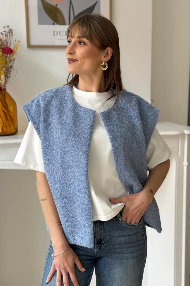 Gilet Sixtine Bleu ciel