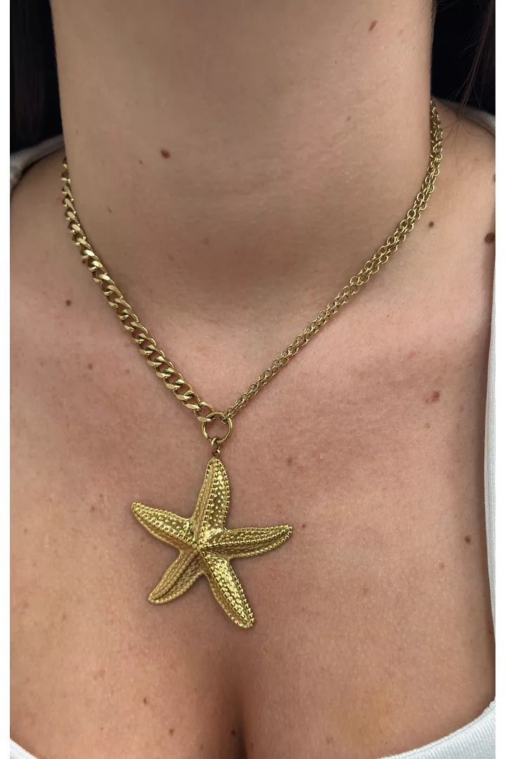 Collier Etoile Or