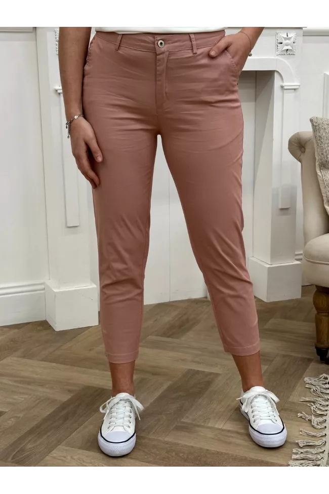 Pantalon Sybille Rose&nbsp;| Juste Elles