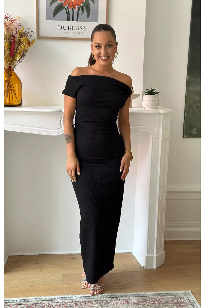 Robe longue Elina Noir