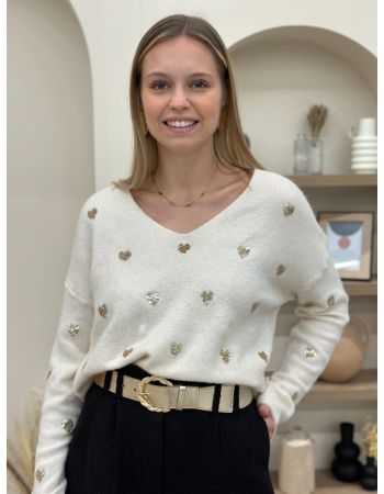 Pull Teresa Beige